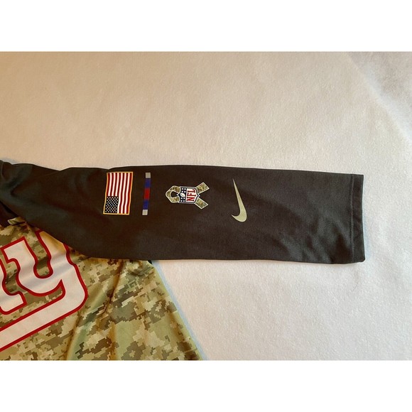 Nike Dri-Fit NY Giants NFL OnField Apparel Athletic Cut camo t-shirt size Small - Picture 9 of 10